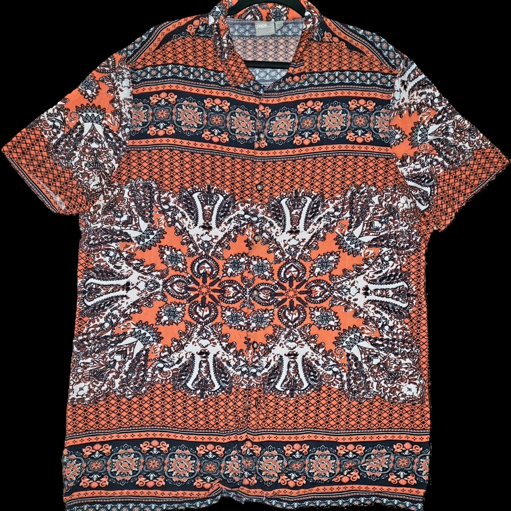 Mens Printed Asos Button up Shirt